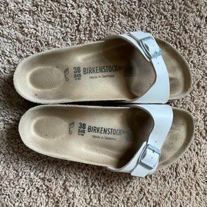 White Birkenstock Madrid Size 38